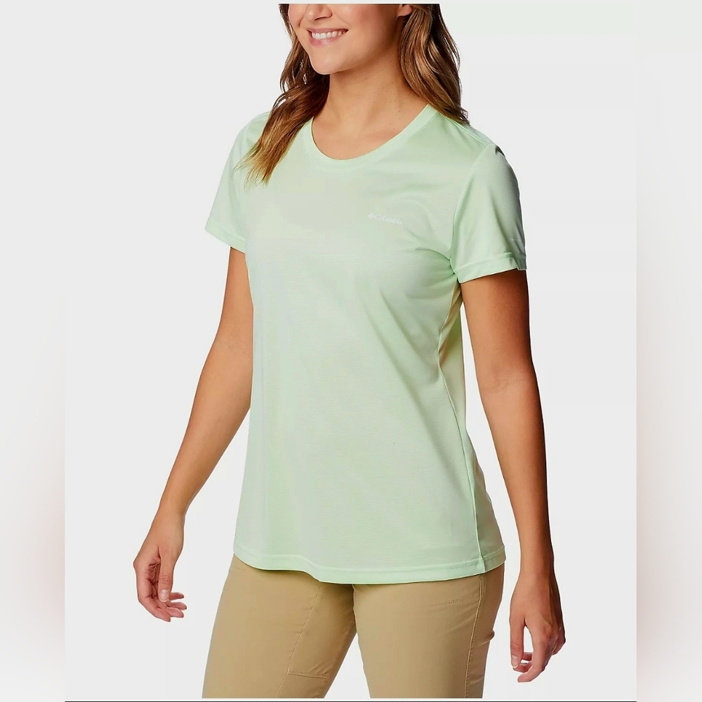 Columbia Light Green Short Sleeve Tee
